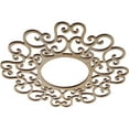 thumbnail image 2 of Ekena Millwork 16"OD x 6 1/8"ID x 1/4"T Reims Wood Fretwork Pierced Ceiling Medallion, Birch, 2 of 3