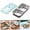 2-Compartment, variant on Stainless Steel Food Containers With Lid Metal Bento Lunch Box Stainless Steel Food Storage Containers,Reusable Dishwasher Snack Boxes for Work