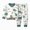 H485-White, variant on TOWED22 Toddler Boys Girls Pajama Set 2-Piece Long Sleeve Tee and Pants Kids Fall Clothes Sleepwear Pj Set 3 6 9 12 18 24 Months 2 3 4 5 6 7 8 9 Years(Grey,12-18 M)