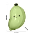 thumbnail image 3 of Adorable juguete de plátano para aliviar el estrés y el juego sensorial. Espuma elástica suave, ideal para todas las edades. Compacto y portátil con expresión linda., 3 of 6