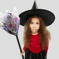 thumbnail image 5 of Halloween Witch Broom ,Plastic Witch Broomstick Broom Props, Realistic Wizard Flying Broom Stick Accessory for Costumes,Halloween Detachable Witch Besom Party Decoration Flying Besom Mesh Besom, 5 of 6