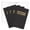 Black, variant on Elan Publishing Indestructible Field Notebook,Dot-Graph, 3.5x5.5in, Black,48 Pages, 4 Count, 4 Pack