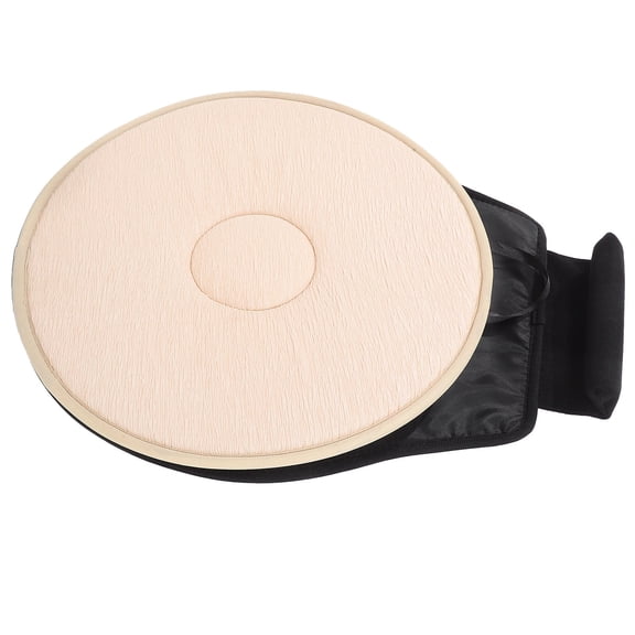 LOLIPPYY Beige 360 Degree Rotating Car Seat Cushion with Breathable Swivel Pad for Comfortable and Easy Mobility