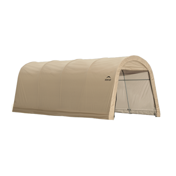 ShelterLogic AutoShelter Instant Garage, 10 x 20 x 8 ft, Sandstone