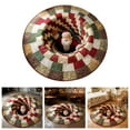 thumbnail image 2 of 39" Christmas Mat â Christmas 3D Visual Rugs Decorative Rug with Depth Pattern Theme Santa Claus Quilted Round Mat Non- Door Mats Gift for Home Parties, 2 of 9