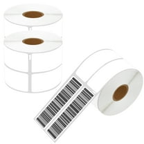 NineLeaf 3 Rolls Compatible for DYMO 30253 1-1/8 in x 3-1/2 in 2-up Address Barcode Labels, 700 Labels Per Roll