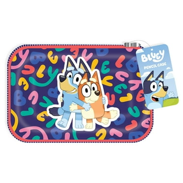 Bluey Pencil Case with Zipper for Students, Elementary School