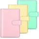 thumbnail image 1 of A6 PU Leather Notebook Binder, 3 Pcs Refillable 6-Ring Binder Cover Loose Leaf, 1 of 5