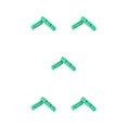 thumbnail image 2 of Pastillas de Freno Eigraketly 1 Par Ruedas Resistentes al Desgaste Verde 5piezas, 2 of 4