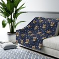 thumbnail image 4 of Winter DSH Tabby Cat Blanket | Sherpa Fleece, 4 of 7