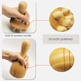thumbnail image 3 of Herramientas de masaje para terapia de madera, 2 piezas, kit de Maderoterapia, juego de masaje anticelulítico, herramienta de drenaje linfático con rodillo de madera, taza anticelulítica, terapia de, 3 of 8