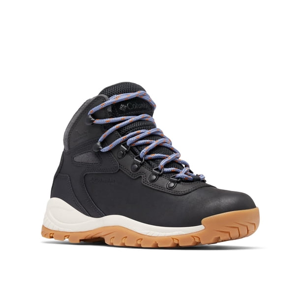 Botas de senderismo Columbia Newton Ridge impermeables para mujer, color negro 7.5