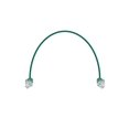 thumbnail image 4 of Monoprice Cat6 Ethernet Patch Cable - 1 Feet - Green | Stranded, 550MHz, UTP, Pure Bare Copper Wire, 32AWG  - Micro SlimRun Series, 4 of 4