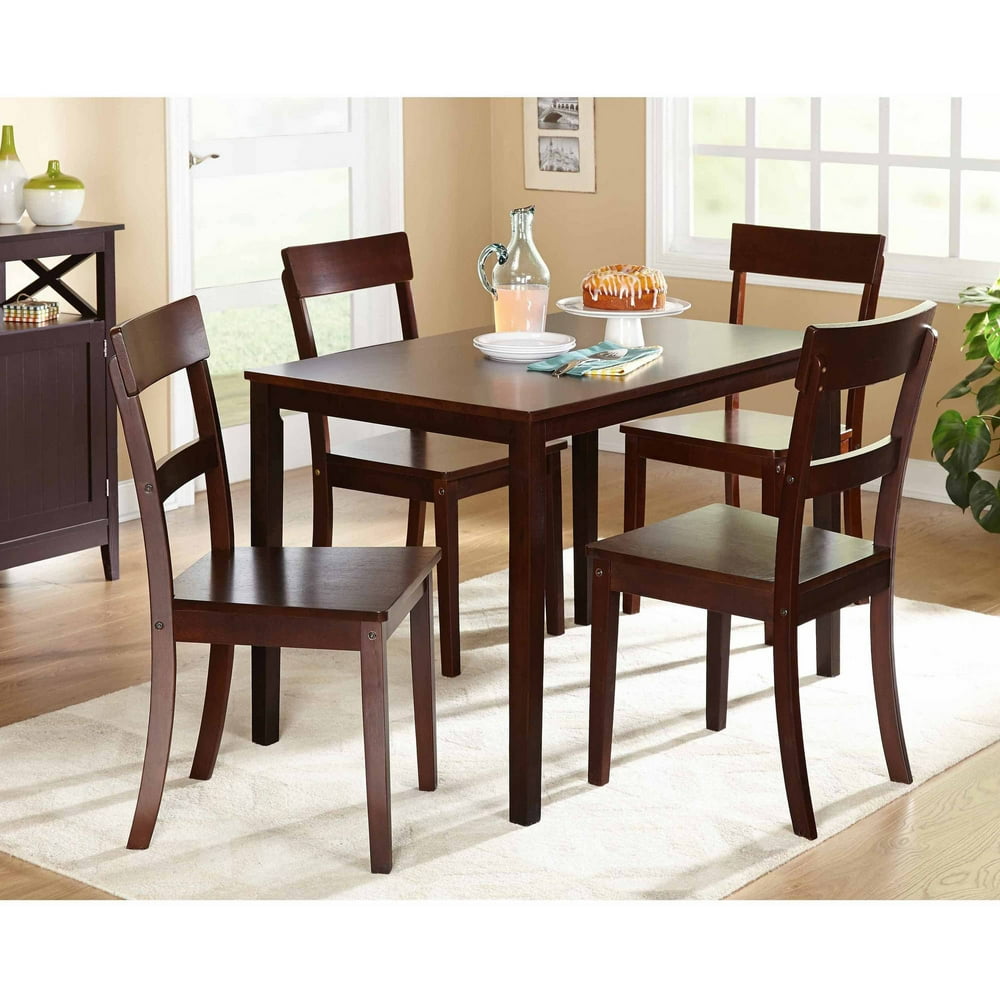 Beverly 5Piece Dining Set, Multiple Finishes