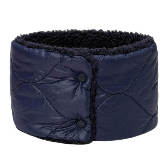Fashion Unisex Men Women Scar Thickening Ski Motorcycle Scarf Bib Thermal Neck Warmer Snood Cowl Tube Winter Scarves Fleece Scarf NAVY BLUE