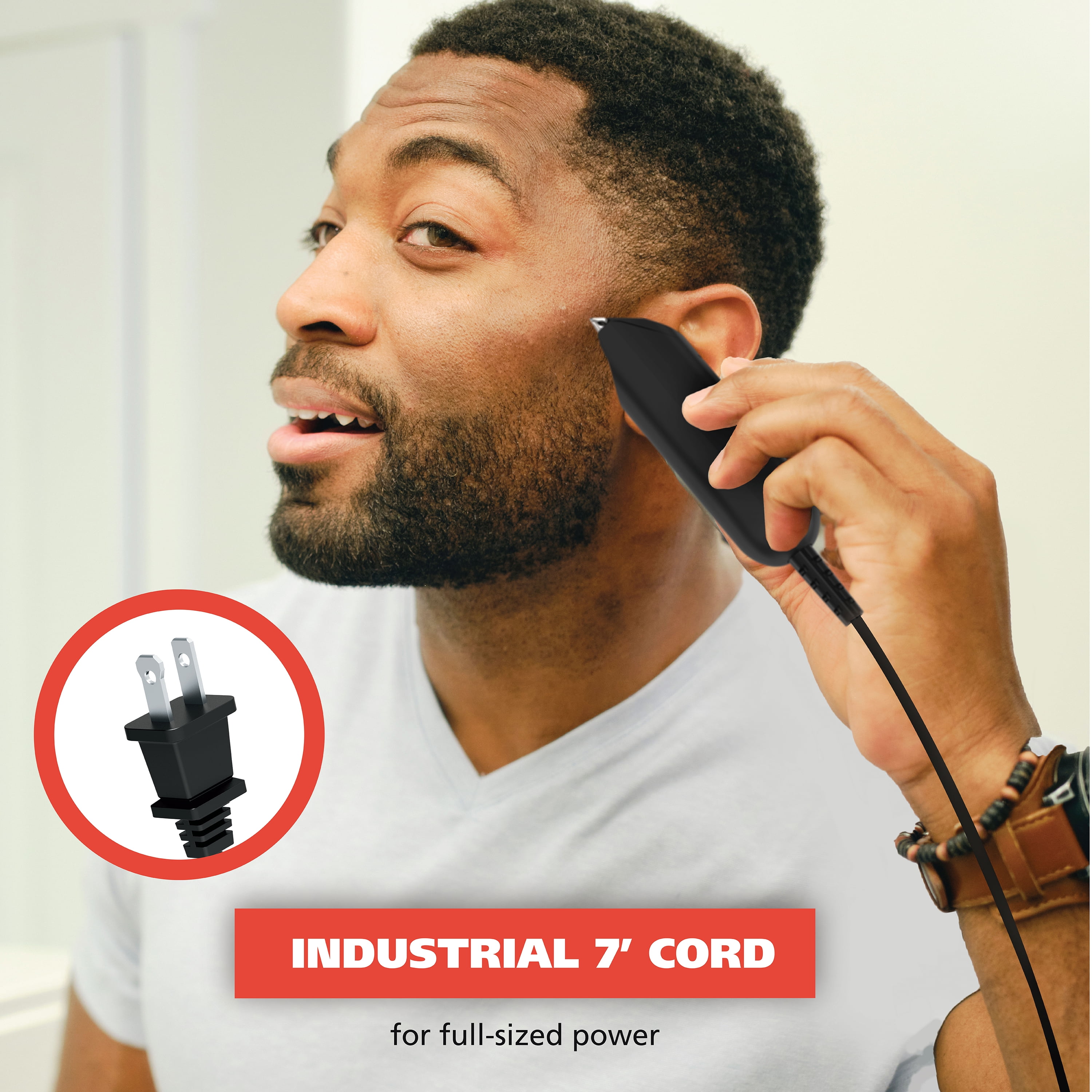 Wahl Trim Pro Compact Corded Trimmer for Men with Detachable Blades 3025731