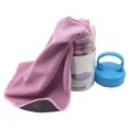 thumbnail image 3 of 3 Toallas Refrescantes De Malla Transpirable De Fibra Para Actividades Al Aire Libre, Gimnasio, Entrenamiento, Color Rosa, 3 of 8