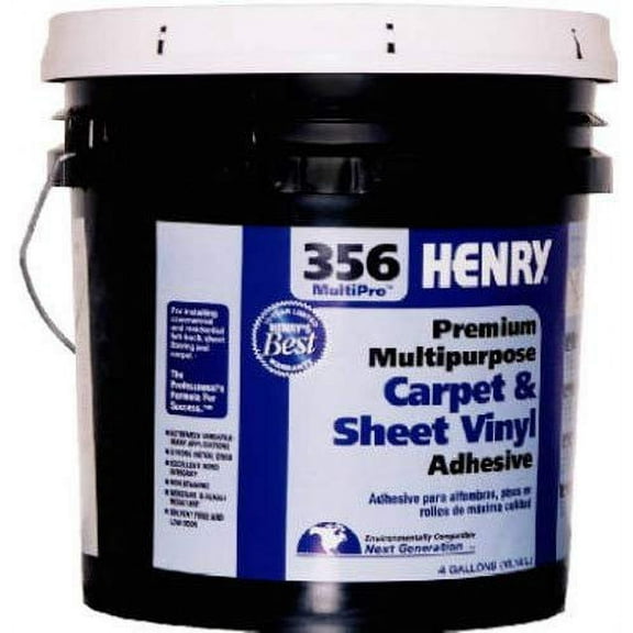 Henry, WW Company 12075 4GAL #356 FLR Adhesive