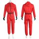 thumbnail image 4 of Squid Game Cosplay Costume Jumpsuit, Long Sleeved One-Piece Cosplay for Both Men and Women Boys Kids Funny Cosplay Costumes with Accessories for Men (Red) Size: 2XL, 4 of 5