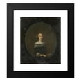 thumbnail image 2 of Gerard ter Borch 20x23 Black Modern Framed Museum Art Print Titled - Portrait of a Woman (1640 - 1681), 2 of 5