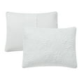 thumbnail image 5 of VCNY Home Ocean Coastal 3-Piece White Textured Seashell Quilt Set, King, Adult, Unisex, 5 of 5