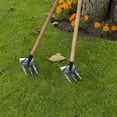 thumbnail image 5 of Nrmrqz Steel Garden Hoe - 3-Prong Weeding Tool for Digging, Planting & Soils Loosening - Durable Agricultural Shovel with Ergonomic Handle - Ideal for Farmers & Gardeners, 5 of 6