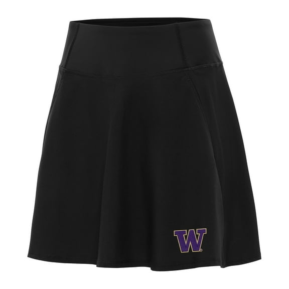 Women's Antigua Black Washington Huskies Chip Skort