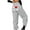 Gray, variant on QATAINLAV Womens Trendy Letter Graphic Print Sweatpants with Pockets for Valentines Casual Elastic High Waist Joggers Pants Baggy Cinch Bottom Trousers Black L Weekly Prime