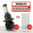 thumbnail image 3 of Fit For Jeep Wrangler 2010-2020 LED Headlight Hi/Low Beam + Fog Light 4x Bulbs, 3 of 6