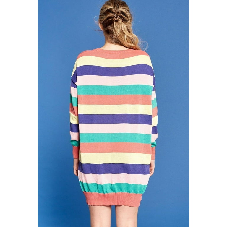 Colorful sweater dress online