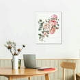 thumbnail image 3 of Nawypu  Pink rose Canvas Painting Flower Wall Art,Modern Wall Decor Bathroom Living Room Girls Bedroom, 3 of 5