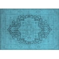 thumbnail image 1 of Ahgly Company Indoor Rectangle Oriental Light Blue Industrial Area Rugs, 8' x 10', 1 of 4