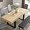 Rustic Oak, variant on Extendable Dining Room Table, Modern Farmhouse Wooden Kitchen Table, Expandable Dining Table, Large Expanding Table Conference Table