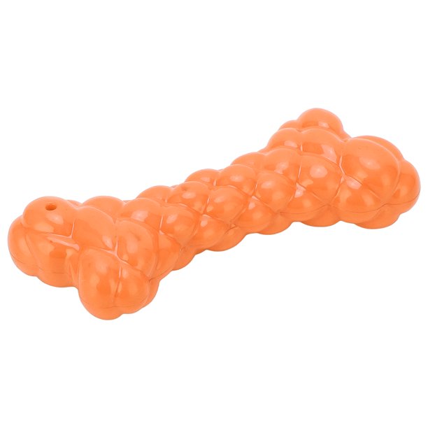 Hueso chirriante para perros, juguete para limpiar los dientes, huesos interactivos chirriantes para perros de raza pequeña, mediana y grande