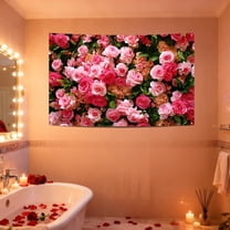 Valentines Tapestries Heart Tapestry for Valentine's Day Room Decoration Wall Hanging Romantic Home Decor Festive Love Theme Valentine Tapestry