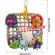 thumbnail image 5 of Juguetes para PáJaros, Loros, Juego de 2 Cojines SuspensióN Tejidos Pasto Marino, Naturales Masticar Loros Grises Africanos, 5 of 5