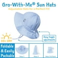 JAN & JUL Baby Girl SunHat with Chinstrap and BreakAway Safety Clip