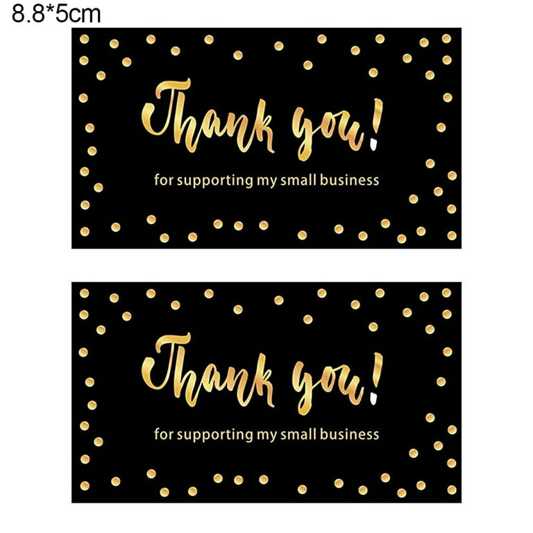 Thank You For Supporting My Small Business Cards