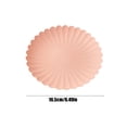 thumbnail image 4 of Flower Shaped Serving Tray Set | 2-Piece Plastic Snack & Dessert Plates | 6.5-Inch Diameter for Kitchen & Dining | Blue Green Pink Colors | Stackable for Easy Storage, 4 of 7