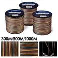 thumbnail image 3 of PROBEROS 300m 4 Strand PE Braided Fishing Line High Strength Main Line - Camouflage Green 8.0 80LB, 3 of 3