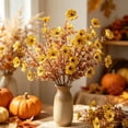 thumbnail image 6 of Thanksgiving Artificial Flowers, Fall Floral Bouquet Arrangement with Mixed Seasonal Blooms Decorative Accent, Long Lasting Harvest Centerpiece for Table Vase for Home Party Decor, 6 of 6