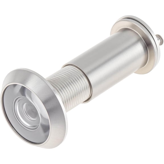 Door Viewer Peephole, Solid Brass Peep Holes for Solid Wood Door with Drill Bit, Door Eye Viewer with Privacy Cover