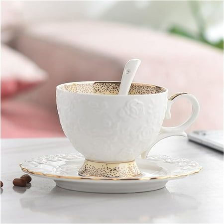 

QIBAXXYL Enjoy your favorite hot beverages in style with this sophisticated high-quality tea set. Make every tea time an indulgent and special occasion with this stunning collection. Ele