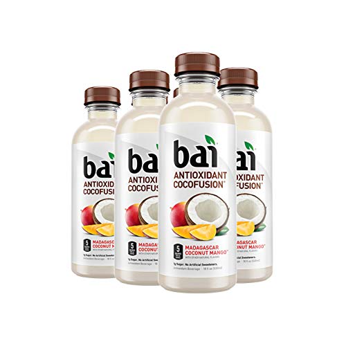 Bai Coconut Flavored Water, Madagascar Coconut Mango, Antioxidant