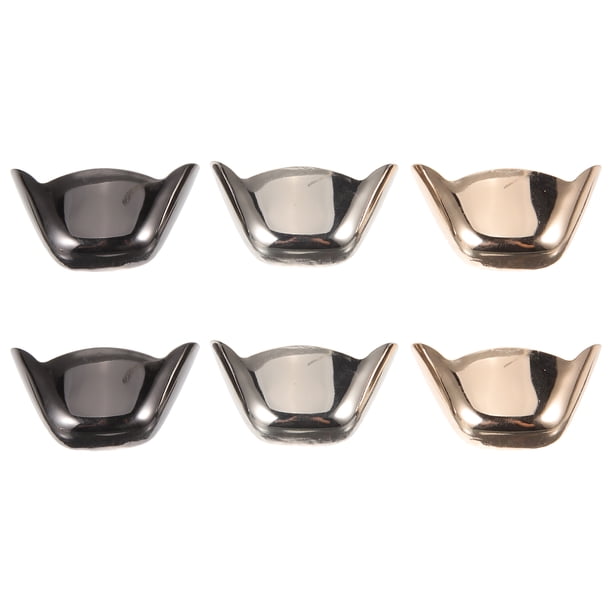 3 pares de protectores de punta de metal para tacones altos, protectores decorativos para protegerlos.