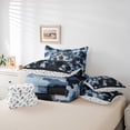 thumbnail image 6 of Homewish Video Game 7 Pieces Bedding Comforter Set For Kids Teens Adults,Abstract Camouflage Full Bedding Set Lightweight,Graffiti Splash Fitted Sheet Flat Sheet,Super Cozy Room Decor,Reversible, 6 of 8