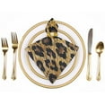 thumbnail image 2 of Qinduosi Animal Leopard Print Cloth Napkins, Dinner Napkins Washable Reusable Polyester Table Napkins for Parties, Weddings and Dinners 2 PCS, 2 of 7
