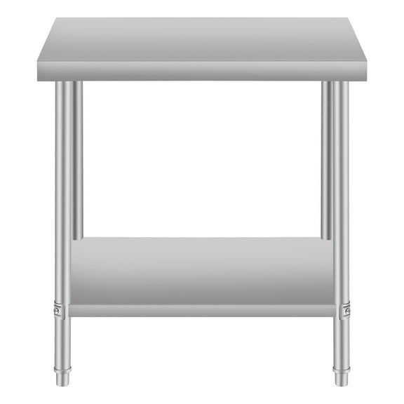 24"*18" Premium Stainless Steel Prep Table for Restaurant & Home Kitchen Use – Durable, Spacious Work Surface with Under Shelf Storage