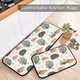 thumbnail image 5 of SKYSONIC Unique Turkey Bird Kitchen Rugs Set of 2, Thanksgiving Day Floor Mat Area Rug Washable Carpet Perfect for Living Room Bedroom Entryway, 5 of 7