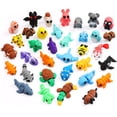 thumbnail image 1 of Minifiguritas de animales MONJITA, 35 unidades, impresas en 3D para niños, 1 of 8